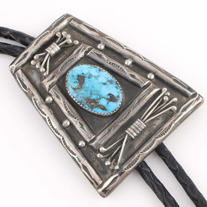 1970s Morenci Turquoise Bola Tie