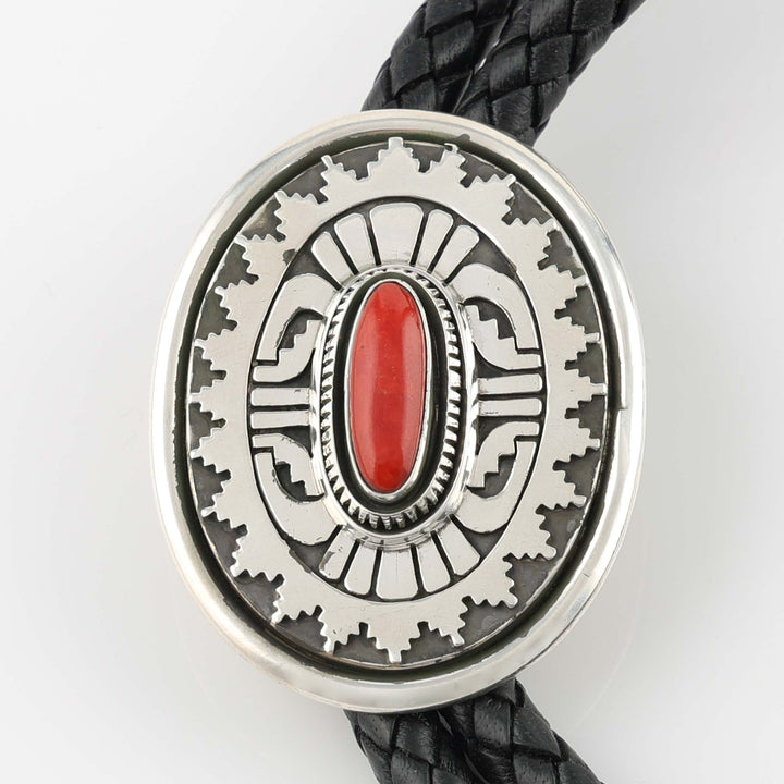 Coral Bola Tie