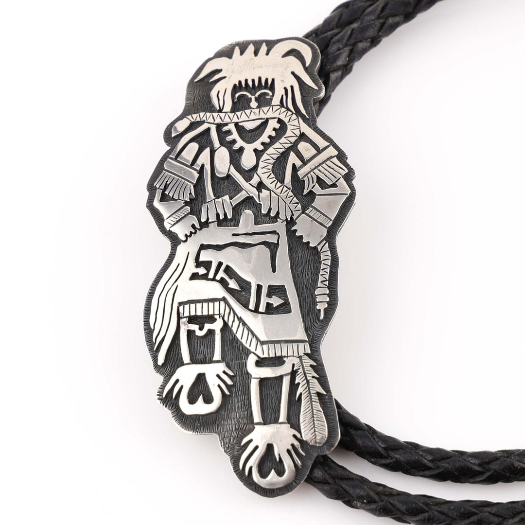 1980s Hopi Snake Dancer Bola Tie