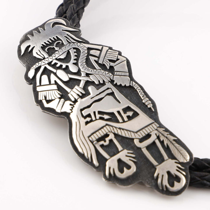 1980s Hopi Snake Dancer Bola Tie