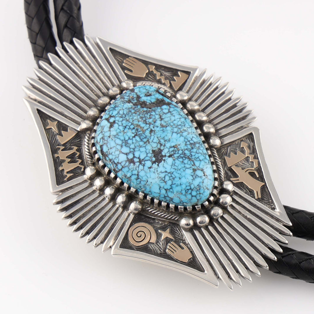 Ithaca Peak Turquoise Bola Tie