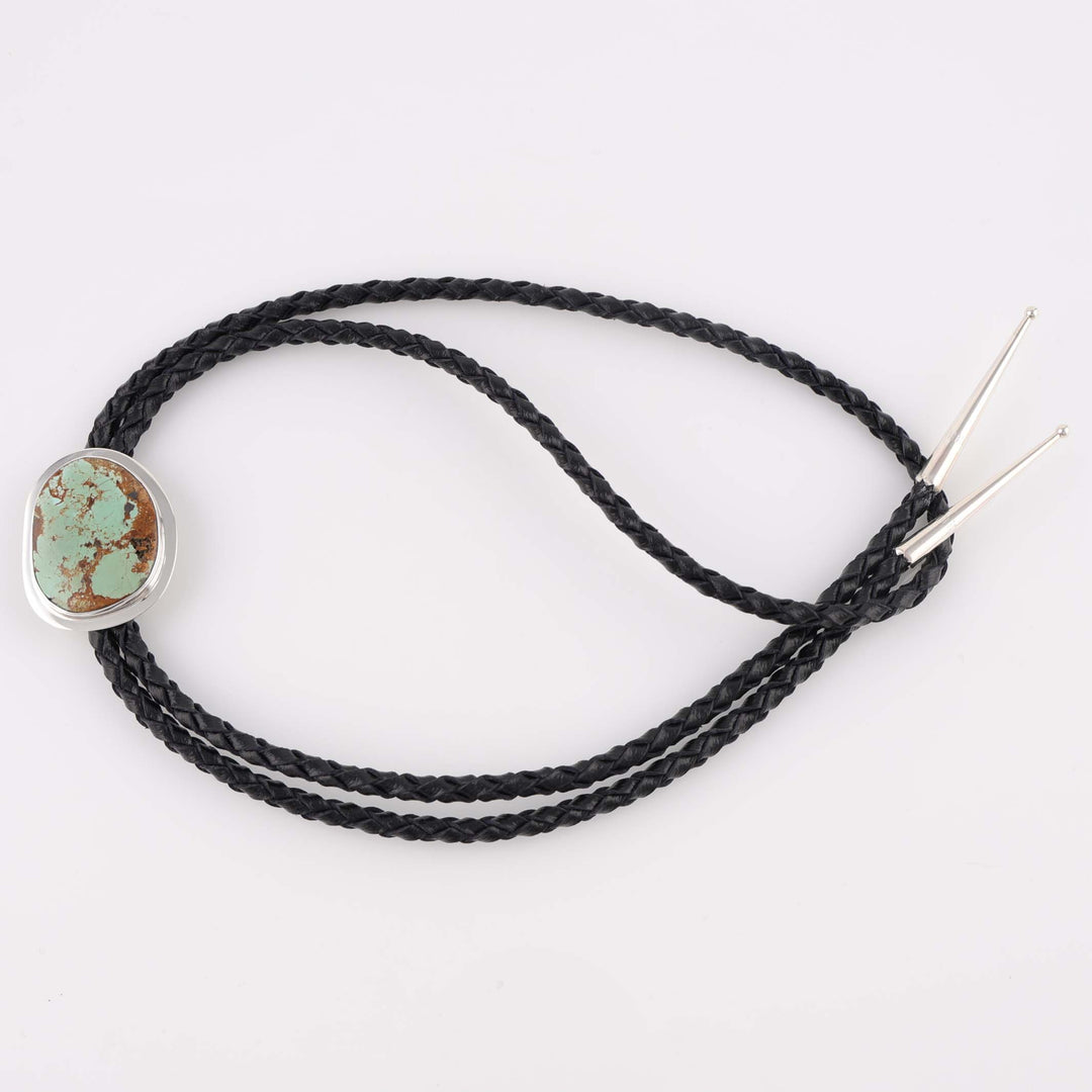 Number Eight Turquoise Bola Tie