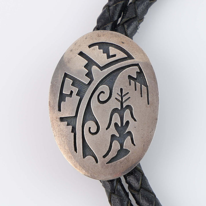1960s Hopi Overlay Bola Tie