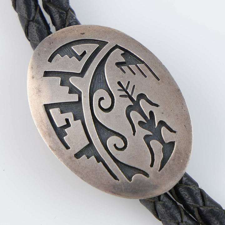 1960s Hopi Overlay Bola Tie