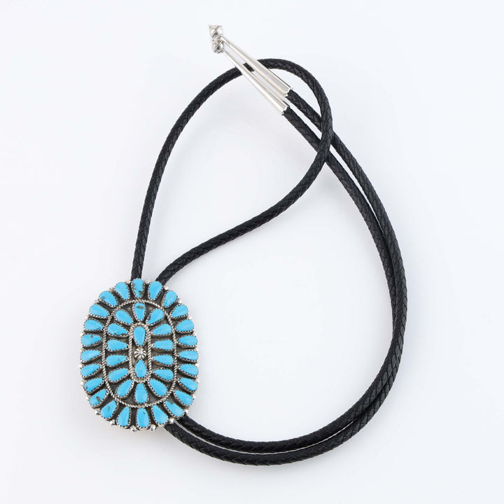 Navajo Kingman Turquoise Bola Tie
