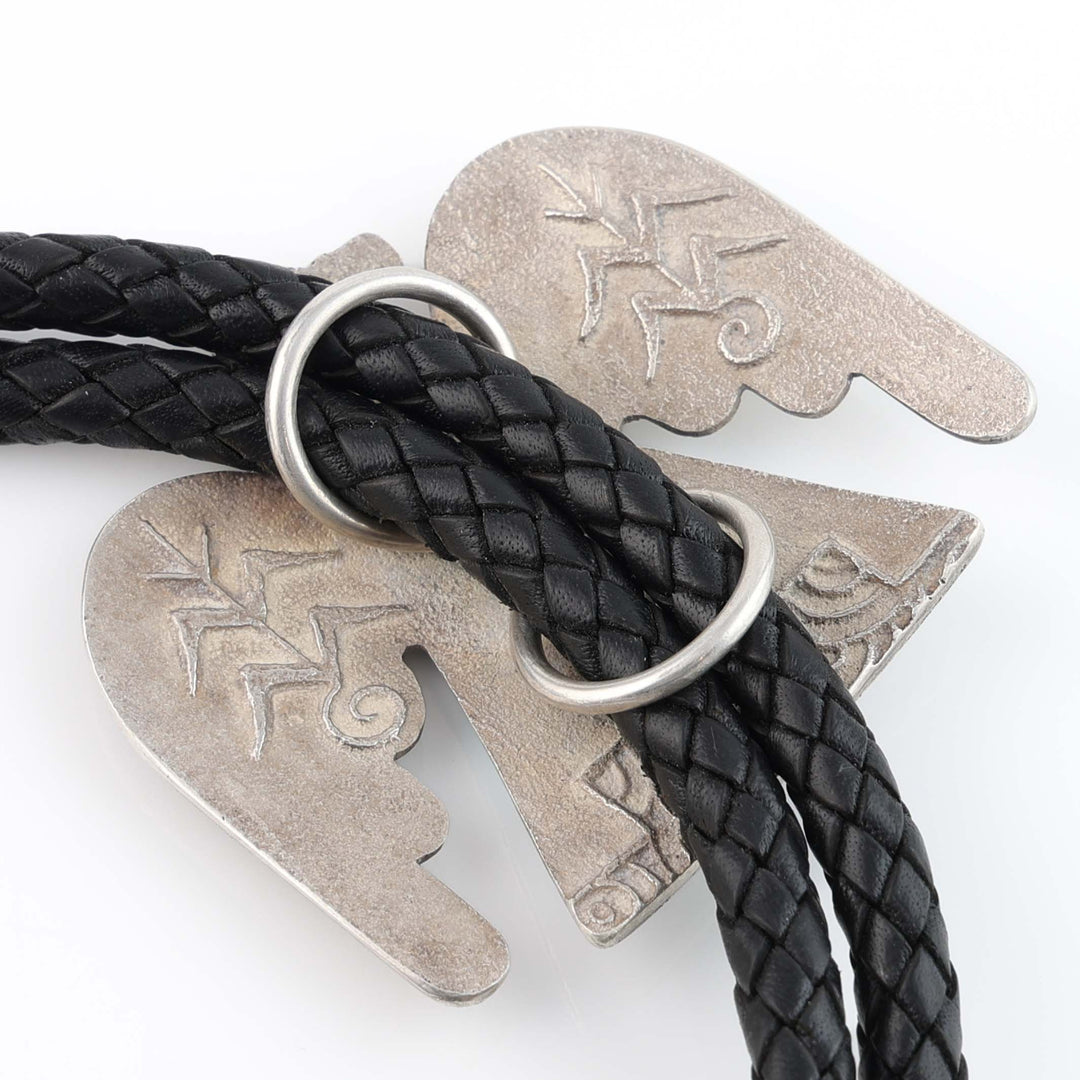 Santo Domingo Turquoise Thunderbird Bola Tie