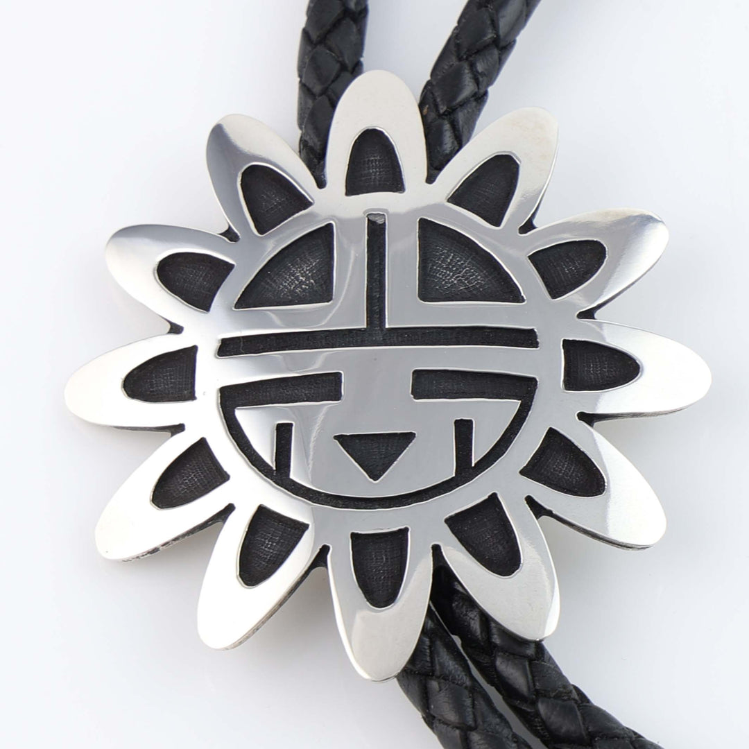 Hopi Sunface Bola Tie