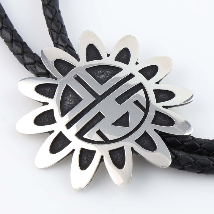 Hopi Sunface Bola Tie