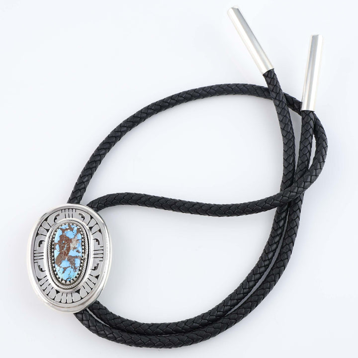 Navajo Golden Hills Turquoise Bolo Tie