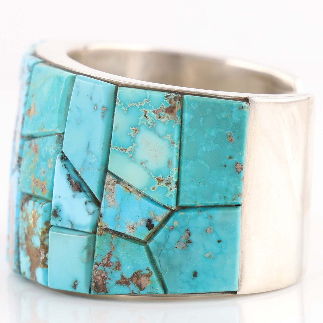 Multi-Stone Inlay Cuff