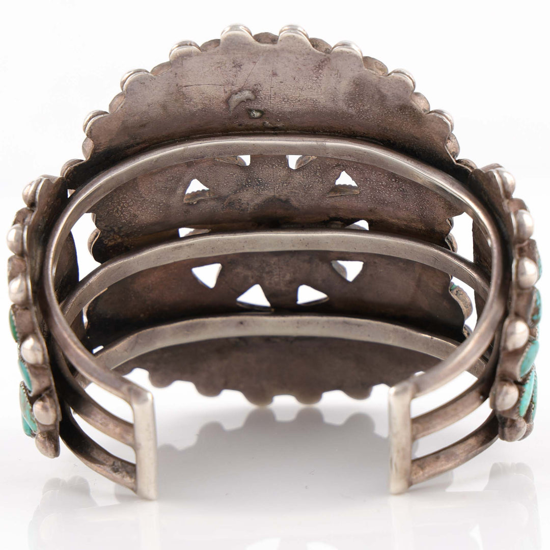1930s Turquoise Cluster Cuff