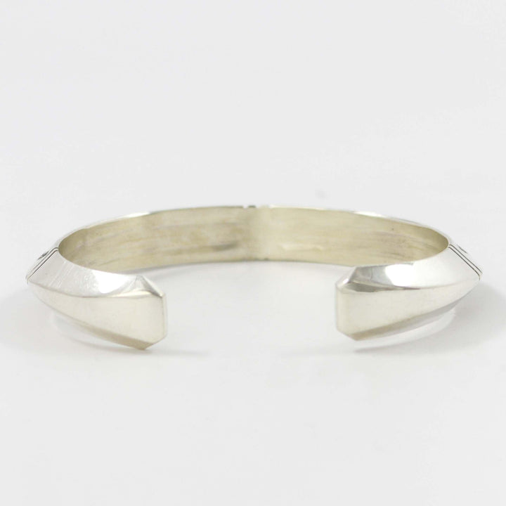 Stamped Silver Cuff by Gilbert Begay - Garland's