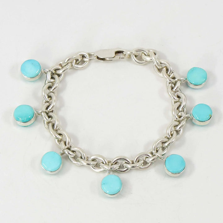 Fox Turquoise Charm Bracelet