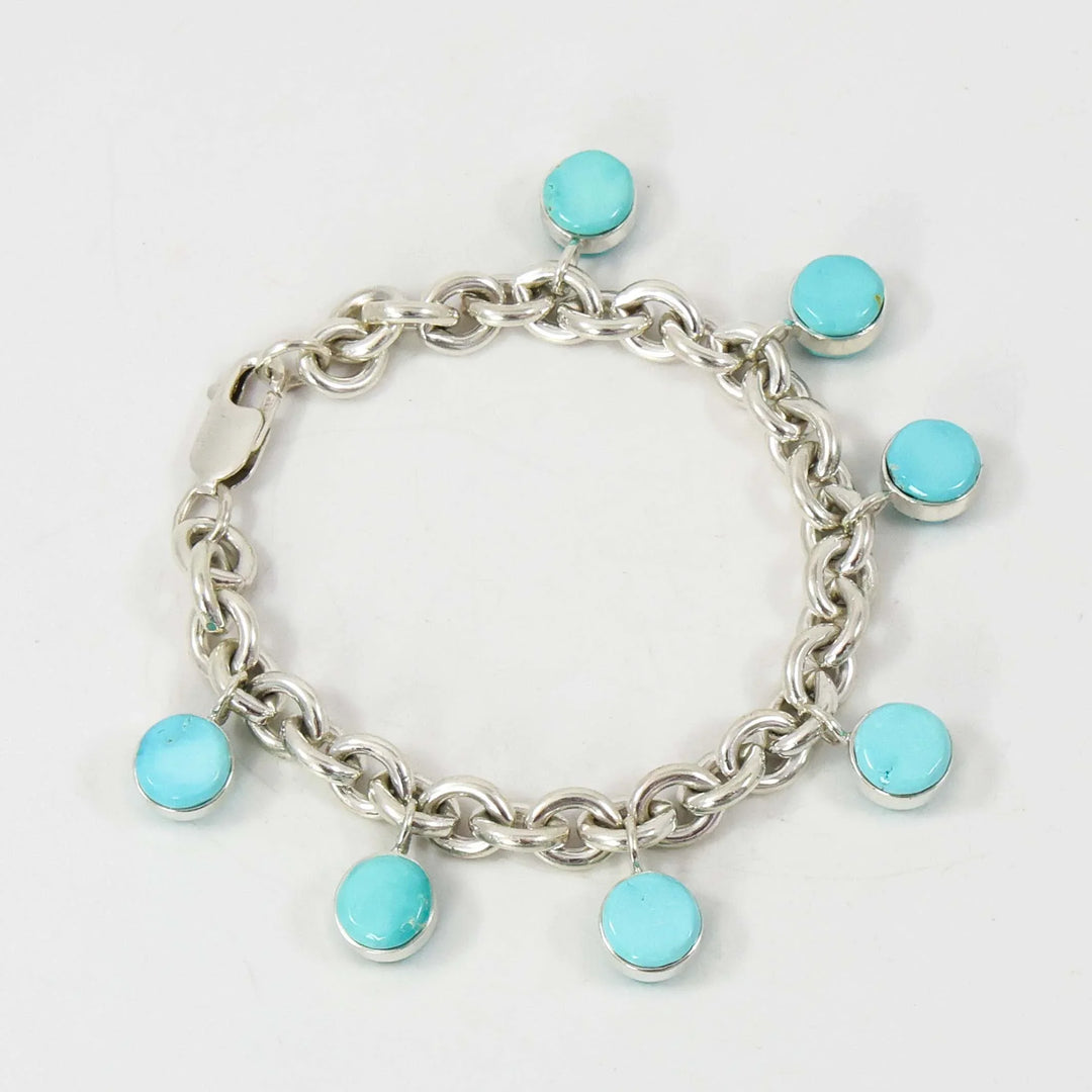 Fox Turquoise Charm Bracelet