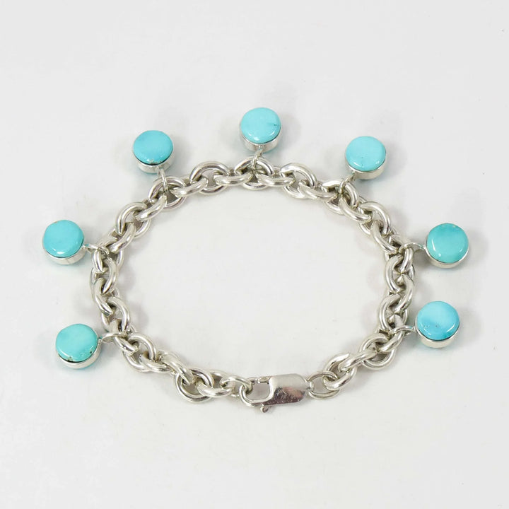 Fox Turquoise Charm Bracelet