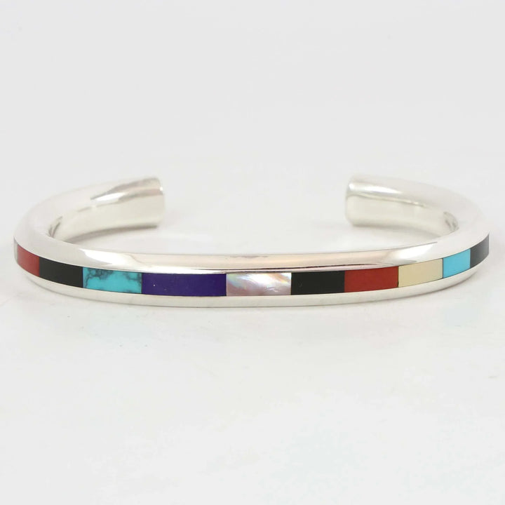 Multi-Stone Inlay Cuff