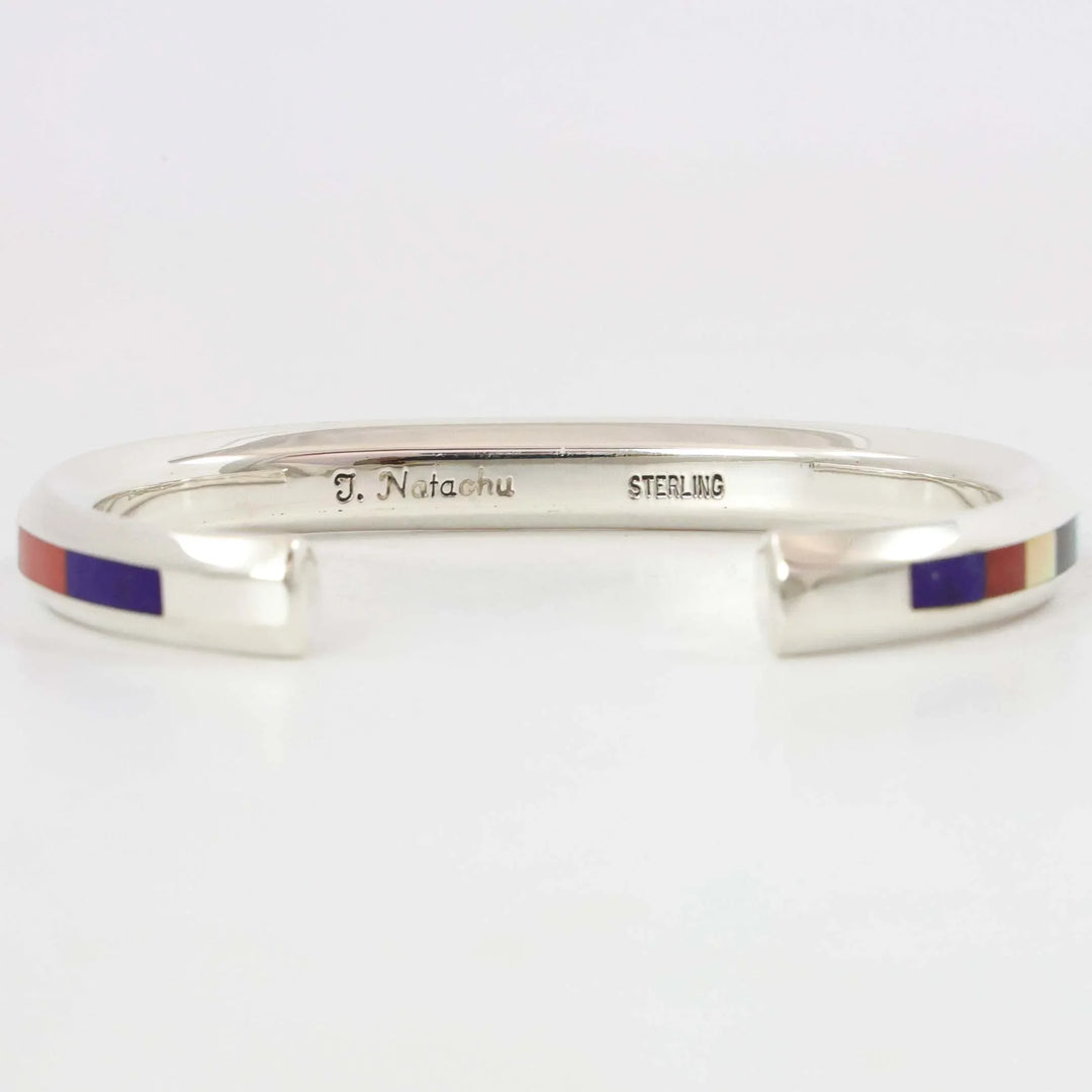 Multi-Stone Inlay Cuff