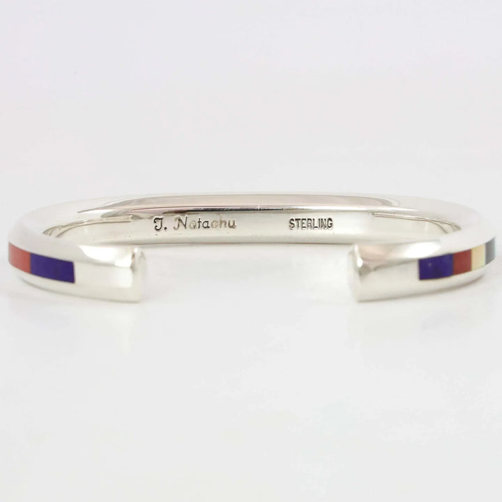 Multi-Stone Inlay Cuff