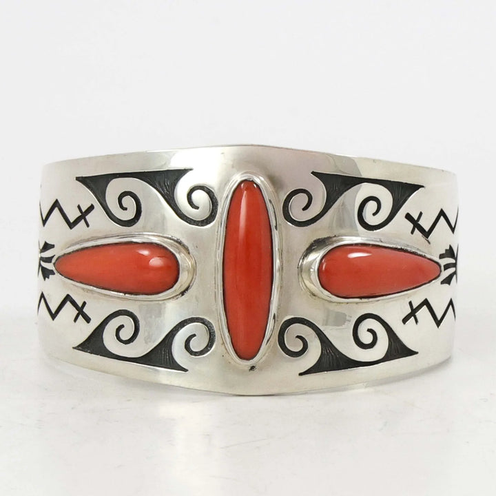 Coral Rain Cloud Cuff