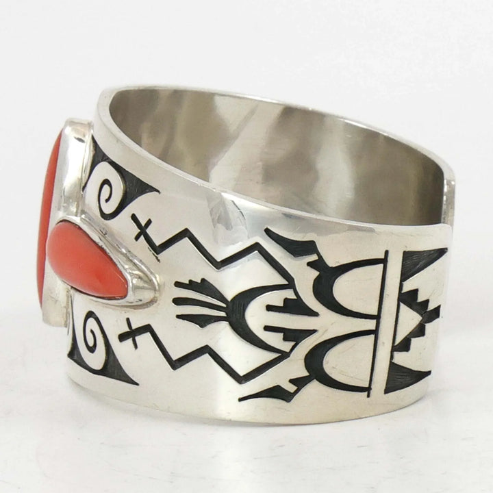Coral Rain Cloud Cuff