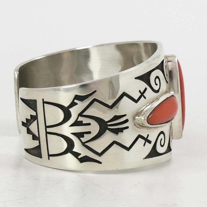 Coral Rain Cloud Cuff