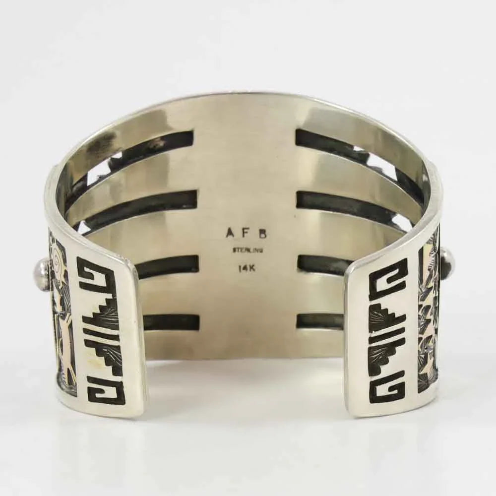 Bisbee Turquoise Petroglyph Cuff
