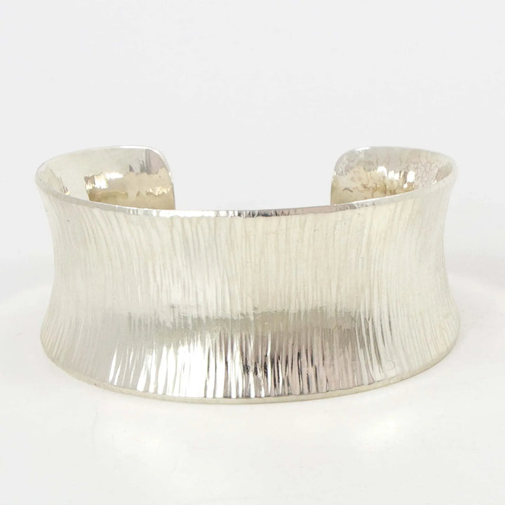 Stamped Silver Cuff