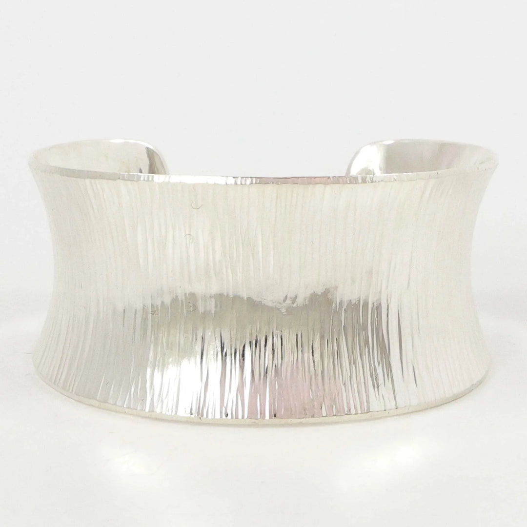 Stamped Silver Cuff