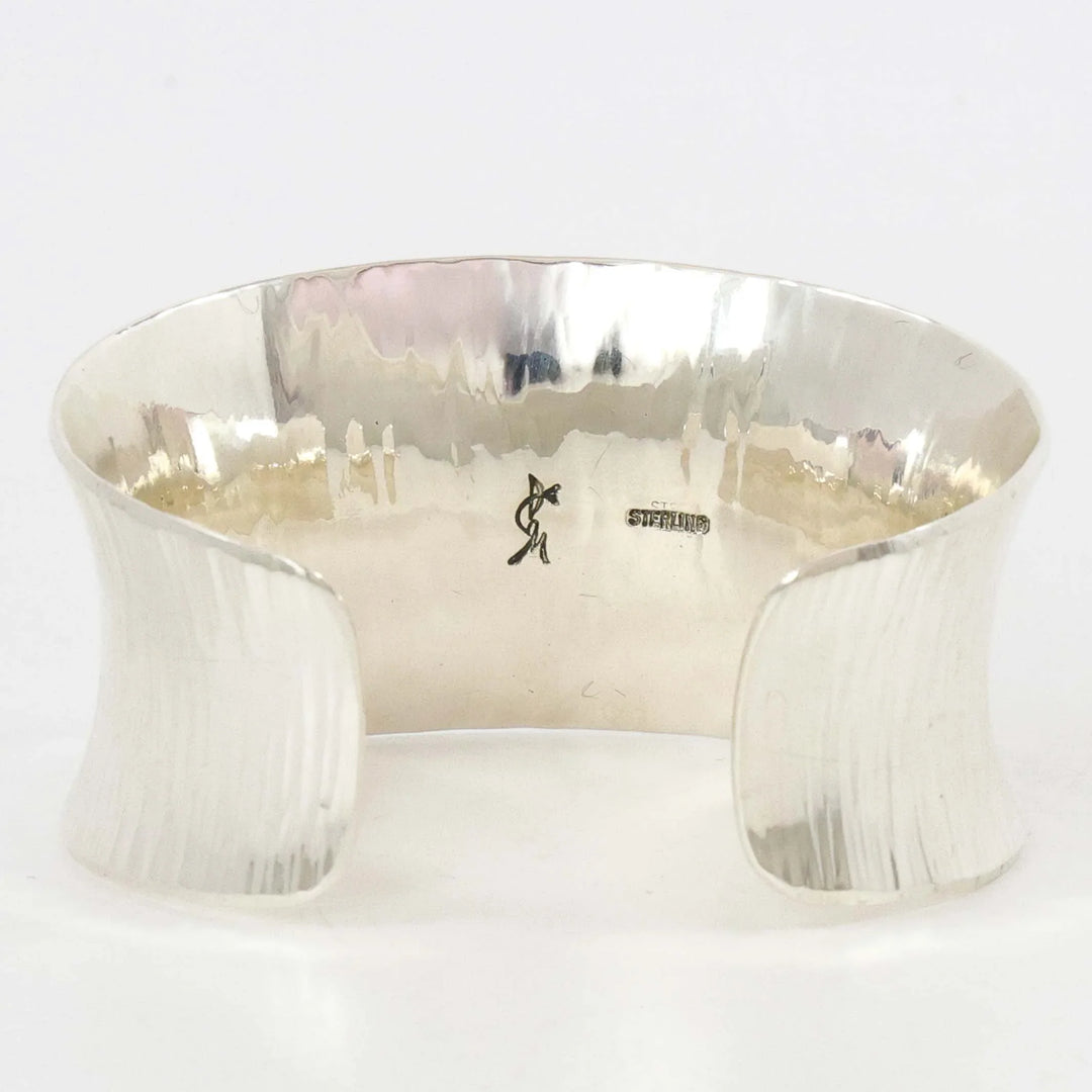 Stamped Silver Cuff