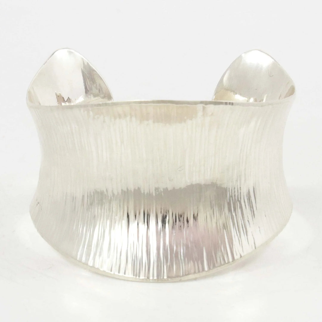 Stamped Silver Cuff