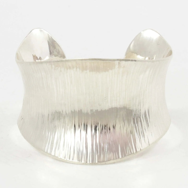 Stamped Silver Cuff
