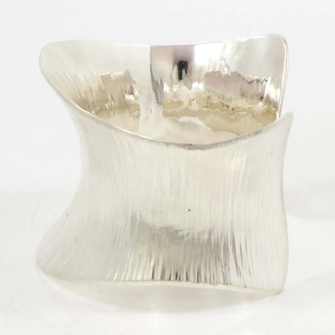 Stamped Silver Cuff