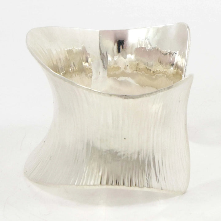 Stamped Silver Cuff
