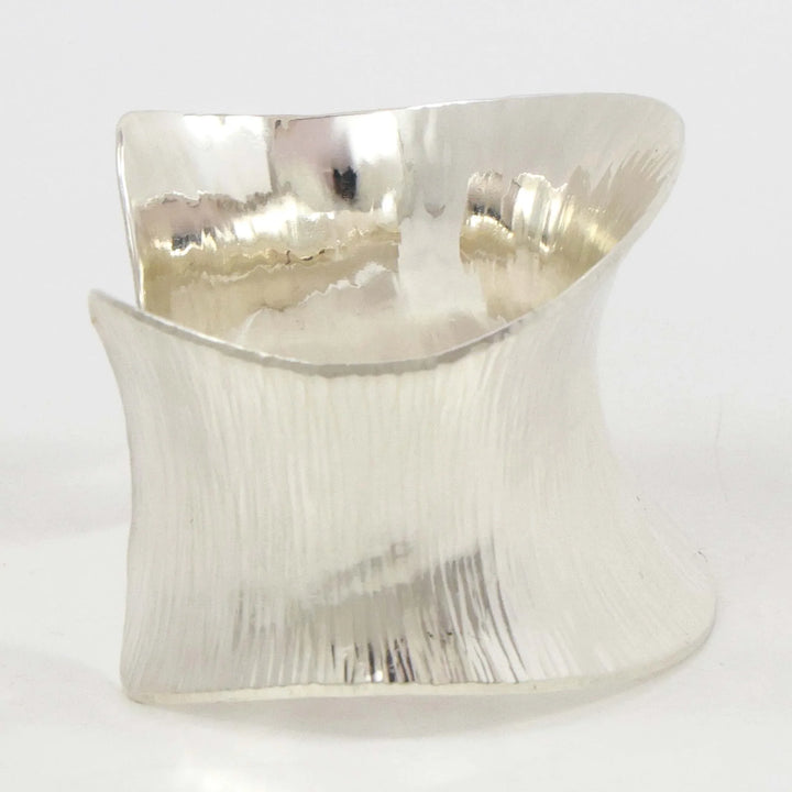 Stamped Silver Cuff