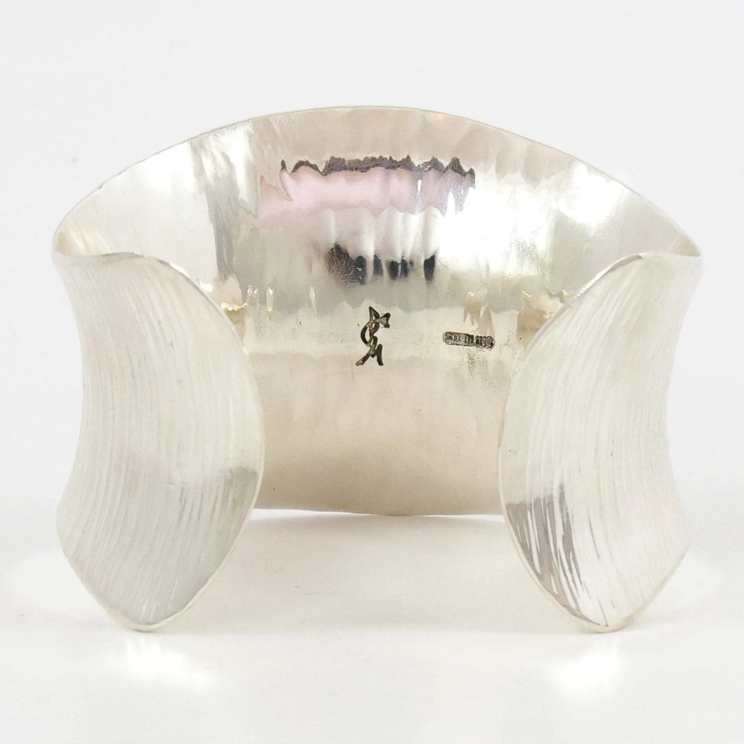 Stamped Silver Cuff