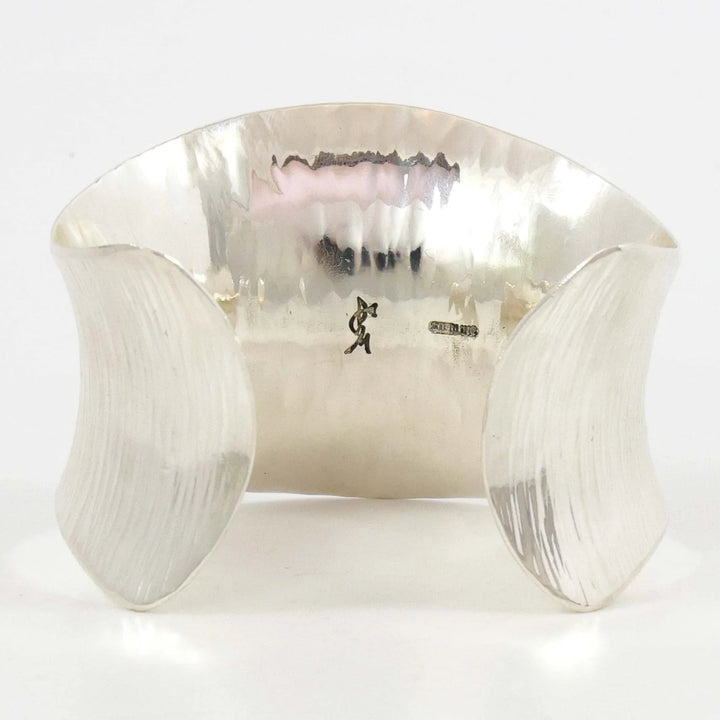 Stamped Silver Cuff