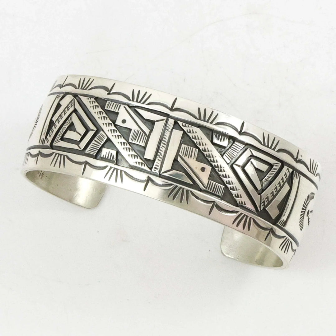 Silver Overlay Cuff