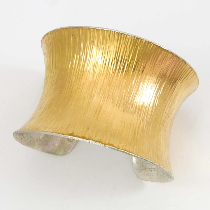 Gold on Silver Cuff