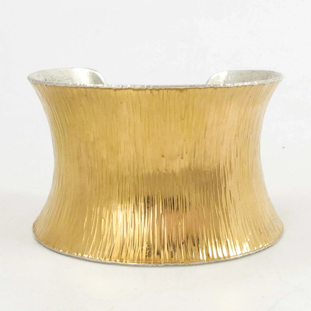 Gold on Silver Cuff