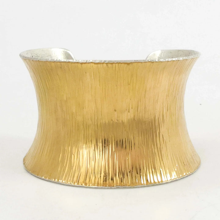 Gold on Silver Cuff