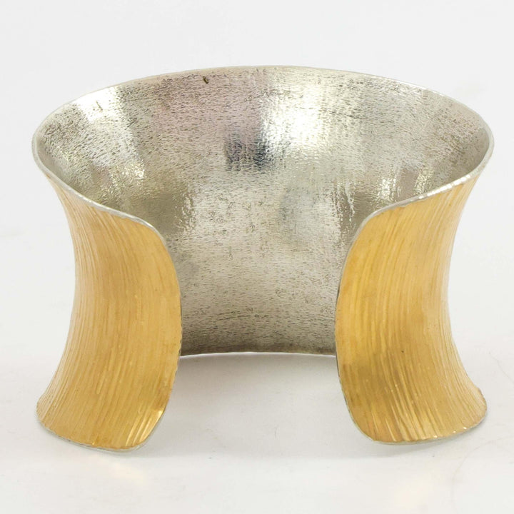 Gold on Silver Cuff