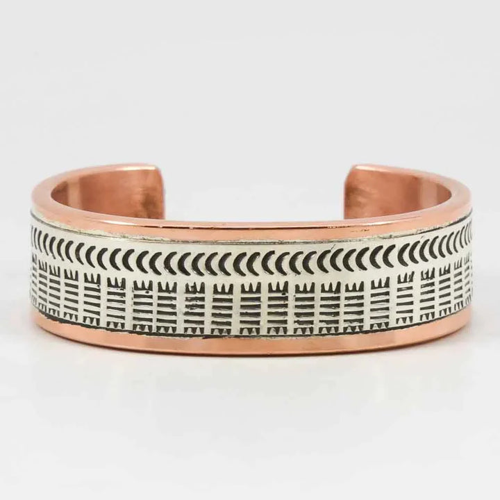 Silver on Copper Cuff