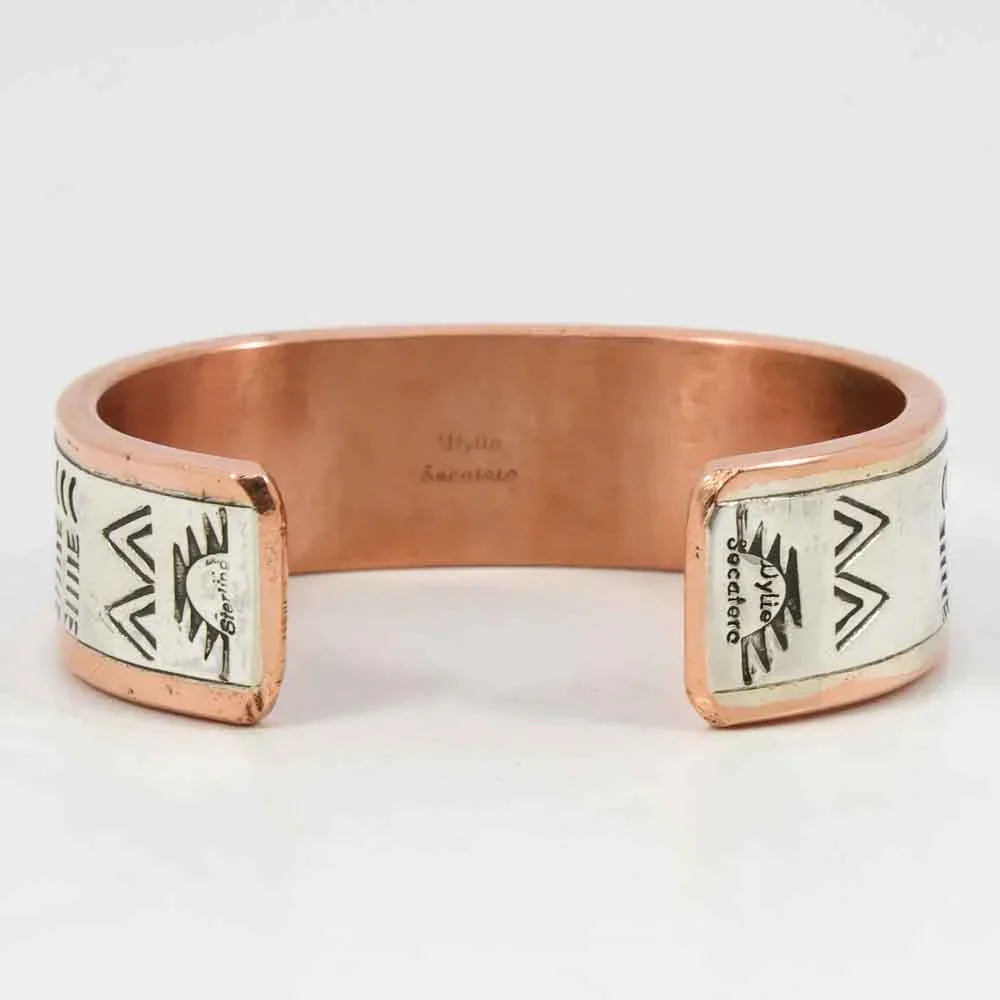 Silver on Copper Cuff