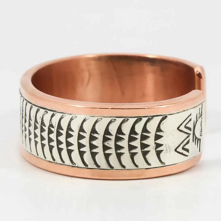 Silver on Copper Cuff