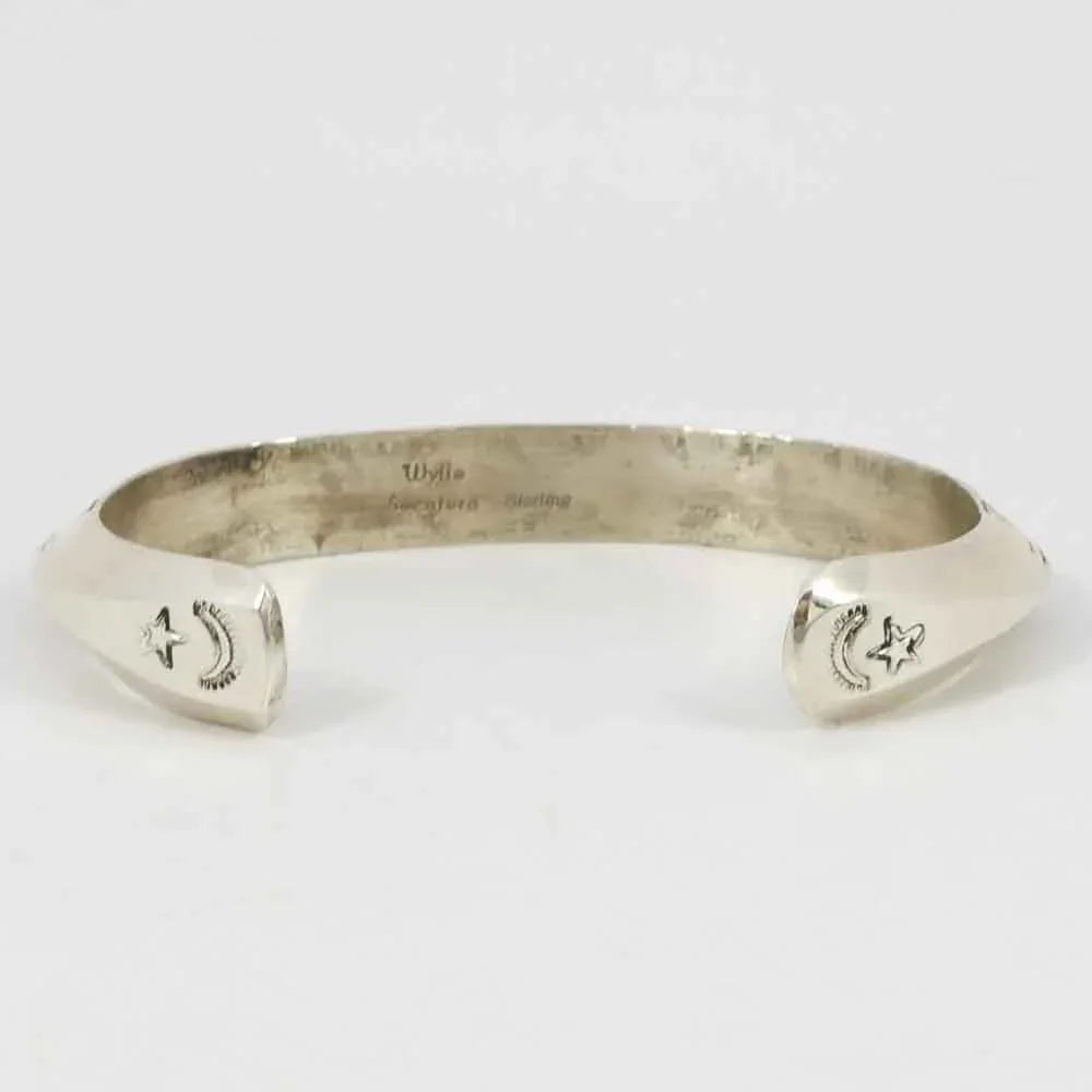 Stamped Silver Cuff