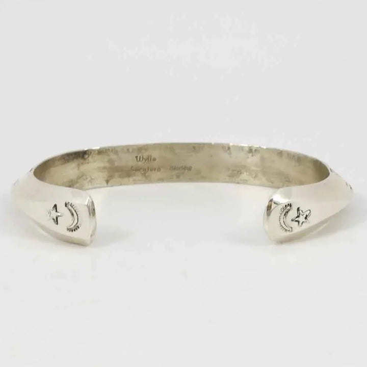 Stamped Silver Cuff