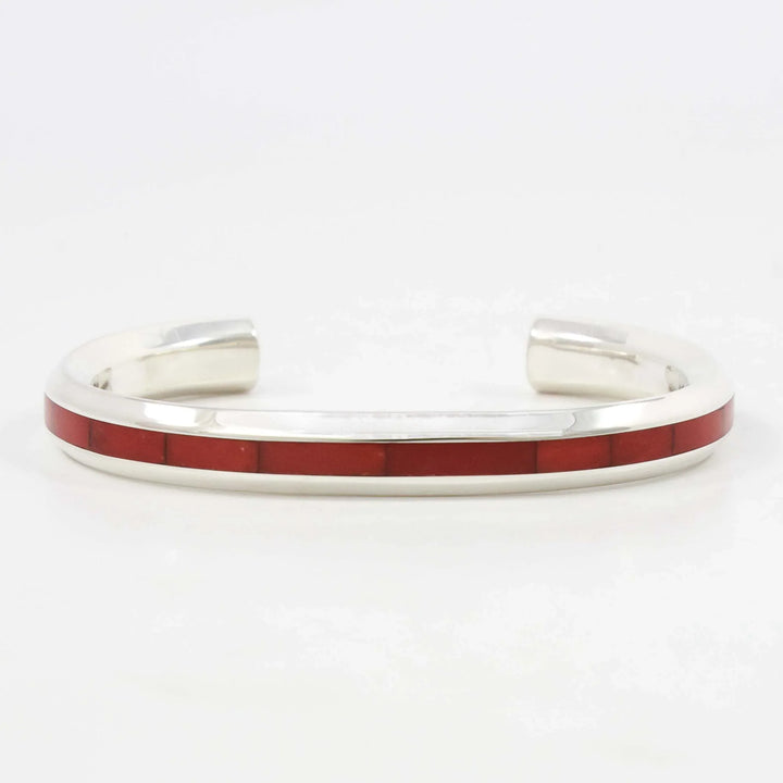 Coral Inlay Cuff