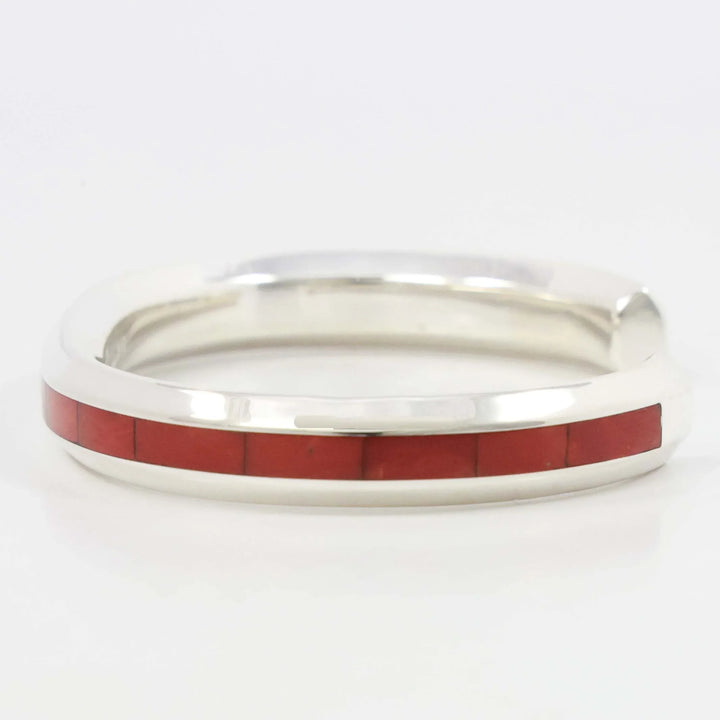 Coral Inlay Cuff