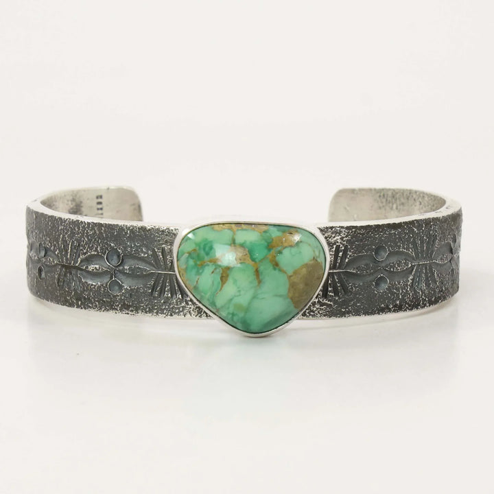 Broken Arrow Turquoise Cuff