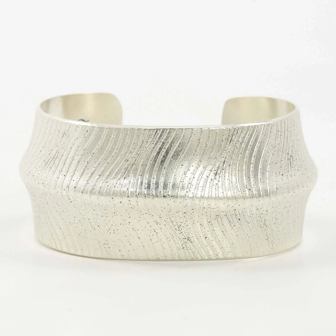 Textured Silver Cuff